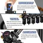 1/2'' NPT 5 Stage Air Dryer for Compressor,5 &0.5 &0.01 Micron Filter Cartridge Air Drying System,Double Desiccant Dryers & Air Regulator,Metal Bowl, Semi-Auto Drain,Industrial Grade-Black