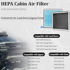 CF10285 Dedicated Cabin Air Filter With Activated Carbon For Land Rover Discovery Range Rover Legacy F-Pace I-Pace XE XF iM tC xB