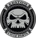 Kustom Cycle Parts Black and Grey American Flag Plastic Air Cleaner Console Insert! Compatible with 2024+ Harley Davidson Touring Street Glides & Road Glides