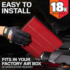K&N Engine Air Filter: Long Life 18,000 Mile Replacement Air Filter: Compatible with 2018-2019 Chevy/GMC/Holden (Equinox, Terrain), KNA-5069