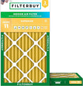 Filterbuy 10x30x2 Air Filter MERV 11 Superior Pet & Allergy Defense (2-Pack), Electrostatic Pleated HVAC AC Furnace Filters Replacement, Made in USA (Actual Size: 9.50 x 29.50 x 1.75)