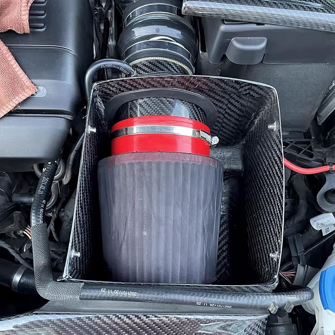Air Filter Protective Cover, Universal Air Intake Filter Sock Cover Air Cleaner Protective Cover forHigh Flow Air Intake Filters (Large)