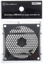 SilverStone Technology FF81 80mm Standard Fan Filter with Honeycomb Grille, black, SST-FF81B