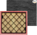 Comb Engine Cabin Air Filter for Lincoln Mkz 2020 2019 2018 2017 2016 2015 2014 2013 (Except Hybrid)