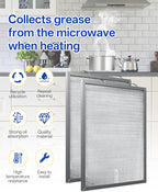 WA6500 QT20000 BPQTF B-roan Stove Hood Vent Filter 11.25"x11.25"x0.38" Aluminum Mesh Charcoal Combo Grease & Carbon Freshens Kitchen Air
