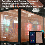 Zonon 99.9% Pure Copper Mesh Screen 36 Inch x 12 ft 16x16 Mesh Copper Roll Wire Fabric 0.27mm Wire Diameter Conductive Metal Dense Filter Screen Woven for Lab Faraday Cage Rodent Control Window Craft