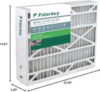 Filterbuy 20x23x5 Air Filter MERV 13 Optimal Smoke & Allergy Defense (1-Pack), Pleated HVAC AC Furnace Filters for Bryant, Carrier, BDP, Day & Night, and Payne (Actual Size: 19.81 x 22.56 x 4.25)