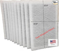 Fast-Shipped-Filters 10 Pack 16x25 Replacement Filter Pads Designed to Fit MicroPower Guard One Hour Air Cleaner Refill White