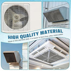SATINIOR 2 Packs 11.8 x 39.3 Inch 304 Stainless Steel Woven Wire Mesh Fine Screen for Vent, Garden, Cage, Window Screen, Filter, Filtration Cloth, Vent Mesh (5 Mesh)