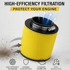 17254-HP0-A00 Air Filter Air Cleaner Suitable For Honda Pioneer 500 700 Foreman 500 Rubicon 500 4x4 Rincon 680 4x4 Big Red 700 TRX680 TRX650 TRX520 TRX500 TRX420 TRX400X TRX400EX SXS700 SXS500 MUV700