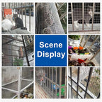 Garden Chicken Wire Animals Enclosure 304 Stainless Steel Woven Wire Mesh Welded Mesh Galvanised Steel Wire Hard and Heat Resisting Wire Mesh Used for Many Projects (Size : L:1m-H:1m-5cm)