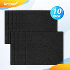 KEEPOW 10 Pack CF-1 Hepa Filter Replacement Compatible with Kenmore Sears Progressive CF-1, Progressive & Whispertone, Panasonic Models, Including 86883, 86880, 20-86883, 2086883, 8175084
