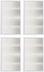 Fette Filter - Air Cleaning Filter, 9" x 15" Compatible With 3M Filtrete FAPF02 & FAPF024 for model # FAP01-RMS, FAP02-RMS, FAP02 - Pack of 4