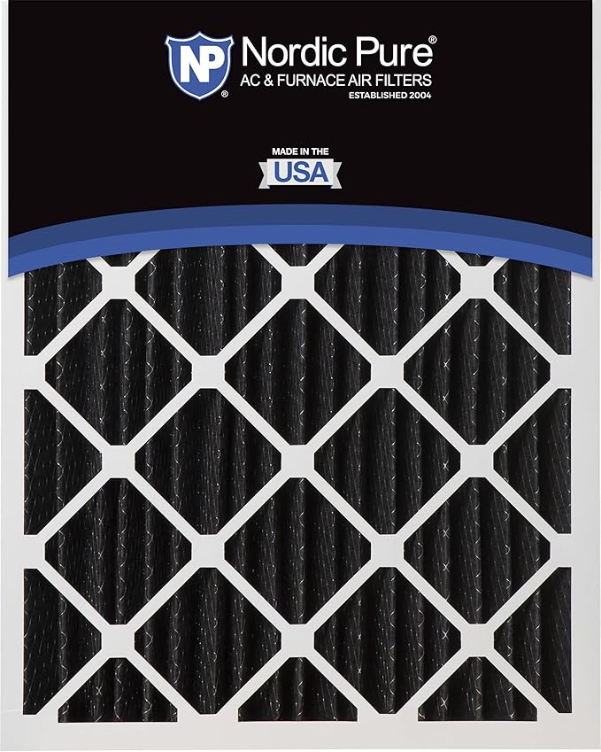 Nordic Pure 20x25x5 (Actual Size: 19 3/4 x 24 3/4 x 4 3/8) Lennox X6673 X6675 Replacement Odor Reduction Merv 8 Filter 1 PK