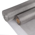 Stainless Steel Metal Screen Roll 60 Mesh 120 Mesh, 304 Fine Filter Cloth for Ventilation Cover and Dust Protection