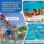 27002-0200S Pool Filter Cartridges Compatible with pentair sta-rite 27002-0200S Pool Filter System 2 Modular Media Pool and PLM200 D.E. Filter,200 sq.ft D.E. Filter with 24800-0121 Air Bleed Assembly