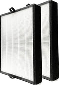 Nispira True HEPA Filter Replacement Compatible with Breathe 45i Smart Flex Air purifier. Compared to Part B4-Odor, B4-Fresh, FL40-Silver-Carbon, 2 Packs