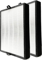 Nispira True HEPA Filter Replacement Compatible with Breathe 45i Smart Flex Air purifier. Compared to Part B4-Odor, B4-Fresh, FL40-Silver-Carbon, 2 Packs