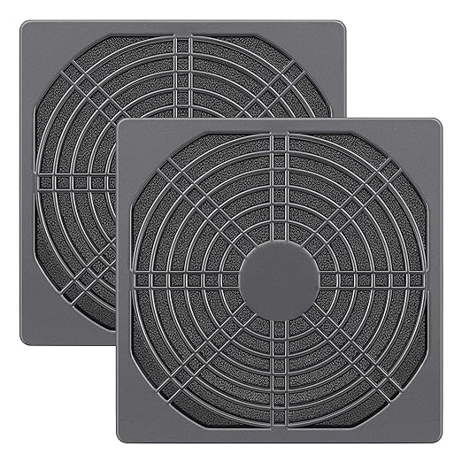 Wathai 2 Pack 120mm PC Fan Dust Filter Cover Computer Mess