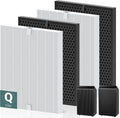 5510 5520 Replacement Filter Q for WINIX 5510 5520 PlasmaWave Air Purifier, H13 True HEPA and Activated Carbon Filter Combo Pack, Part # 1712-0123-00, 2 Set