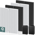 5510 5520 Replacement Filter Q for WINIX 5510 5520 PlasmaWave Air Purifier, H13 True HEPA and Activated Carbon Filter Combo Pack, Part # 1712-0123-00, 2 Set