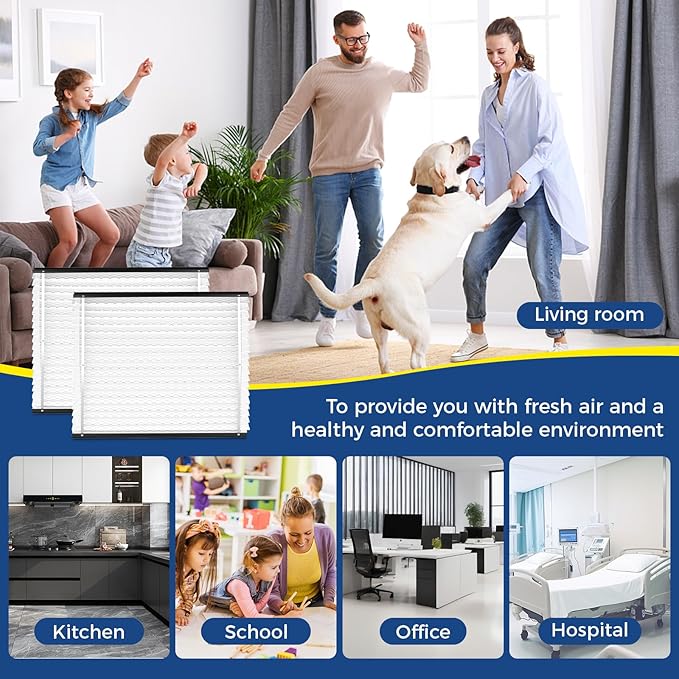 2Pack 213 Replacement Filter Compatible with AprilAire Size: 20x25x4 Whole House Air Purifiers model:1210, 1620, 2210, 2216, 3210, 4200, MERV 13