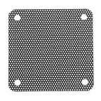 MECCANIXITY 10PCS PC Dust Filter, 50mmx50mm PVC Computer Case Cooler Dustproof Mesh Cover Fan Grills for Computer Chassis Speaker, Black
