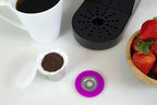 EZ-Cup Stainless Steel 1-Stream Reusable K Cup Coffee Pod for Keurig + 25 Disposable Paper Filters - Refillable Capsule Compatible with Keurig and Other Select Coffee Makers