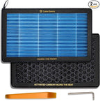 Air Conditional Replacement with Activated Carbon for Tesla Model 3 Model Y HEPA Cabin Air Filter Accessories 2016-2024/2025/2026 Juniper Highland Upgraded Version(2 Pack)