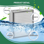 Carmerny 990-13 Humidifier Vapor Water Pad Filter Compatible with GeneralAire 990-13 G13 Humidifier Replacement Evaporator Pad Media Filter for Models 709 990 1040 1042 1137 SL16, GFI #7002, 4-Pack