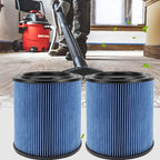 MZY LLC 2 Pack 17907 Cartridge Filter for Craftsman Shop Vacs 5 to 20 Gallon, 3-Layer Pleated 9-17907 Wet/Dry Fine Dust Filter