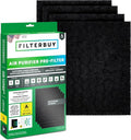 Filterbuy Activated Carbon Pre-Cut Filter HRF-A200 Replacement for Honeywell Air Purifier (4-Pack, Made in USA)