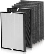 Air220 Air320 Filter Compatible with Bissell Air 220 Filters Replacements for Air220 2609A & Air320 2768A, Compare to Part# 2677 2678 2804, 1 True HEPA w/Pre-filter+1 Activate Carbon+4 Pre-filters