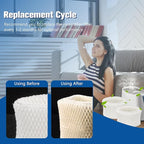Funmit WF2 Humidifier Filter Replacement for Vicks Kaz Humidifier Starry Night Cool Mist V3500N V3700 V3100 V3900 Sunbeam 1118 1119 Honeywell HCM-300T HCM-350 WA-8D Enviracaire ECM-500 2 Pack