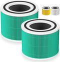 Core 300 Toxin Absorber Replacement Filter for LEVOIT Core 300/ Core 300S/ Core 300-P/Core 300S-P/Core P350 Air Purifi-ers, 3-IN-1 HEPA Filter, Compared to Part# Core 300-RF, Green (2 Pack)