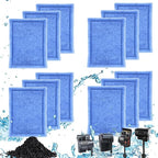 12 PCS Aquarium Filter Cartridge Filters, Rite-Size B (EZ-Change #2) Fish Tank Filter Cartridge, Replacement with Power Filters 100 125 Pro Power Filter 150 175