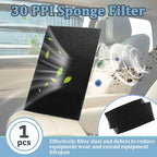 30 PPI Sponge Filter, Foam Filter Replacement, Universal Air Filter Sheet,Size 24" x 12" x 3/8", Perfect for Cutting and Fitting Purifier, Aquarium, Fish Tank, Air Conditioner