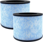 Flintar F100 Replacement Filter, Compatible with Instant AP100 Air Purifier, 3-in-1 H13 Grade Filtration, Part# F100, 2-Pack