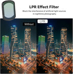 Haoge Magnetic Filter Set for DJI Osmo Pocket 3,Includes 1/4 Black Mist Filter,Light Pullution Reduction Filter,Variable ND 2-32,and LCD Screen Protector,Multi-Coated HD Optical Glass