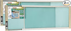 Frost King 2AWS1145 WB Marvin Adjustable Window Screen, 10" high, fits 25 - 45" wide, 2-Pack