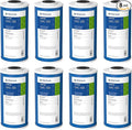Pentair Pentek GAC-BB Big Blue Carbon Water Filter, 10-Inch, Whole House Heavy Duty Granular Activated Carbon (GAC) Replacement Cartridge, 10" x 4.5", Pack of 8