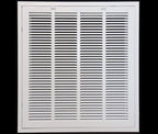 HVAC Premium 22 x 26 Duct Opening Steel Return Air Filter Grille, for 1-inch Filter, Removable Door, Flat Stamped HVAC Vent Cover Grille, Outer Dimensions 24.5 x 28.5