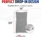 14x24x1 Electrostatic Air Filter, MERV 8, Washable, Reusable Furnace AC/HVAC Filter, Energy Saving, Easy to Clean, Long-Lasting by LifeSupplyUSA
