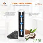 Aquaboon 5 Micron 20 x 4.5 Whole House Water Filter Replacement Cartridge Set: Sediment, GAC & Carbon Filters for 3-Stage Water Filtration System 1 Pack