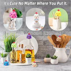 Egg Washer for Fresh Eggs, Egg Scrubber for Fresh Eggs, Egg Brush for Cleaning Fresh Eggs, Egg Cleaner Scrubber, Easter Gifts Creative Chicken Shape Egg Wash Brush Silicone Washing Egg Tool - Purple