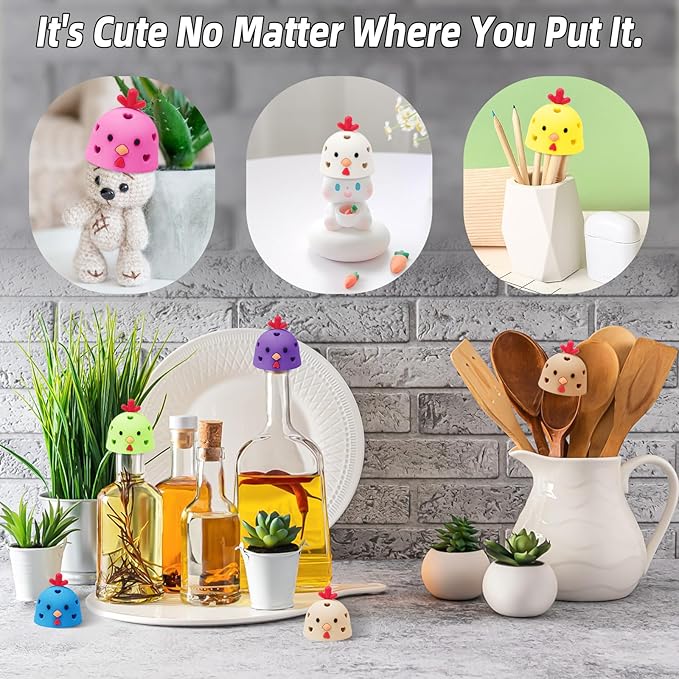 Egg Brush Cleaner, Egg Scrubber Tool for Fresh Eggs, Egg Washer Cleaner Scrubber, Easter Gifts Creative Chicken Shape Egg Wash Brush Silicone Washing Egg Tool - Khaki
