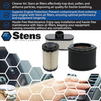 Stens Air Filter 100-222 Compatible with Tecumseh ECV100, LEV90, LEV100, LEV115, OVRM60 and TC300 33342, 63087A, 35066, 740019B, 740095