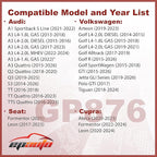 EPAuto GP876 (CA11876) Engine Air Filter, Replacement for Audi A3, A3 Quattro, Q3, S3, TT, TT Quattro; Volkswagen Golf, GTI, Jetta GLI, Arteon - Fit Select Models (2014-2025)