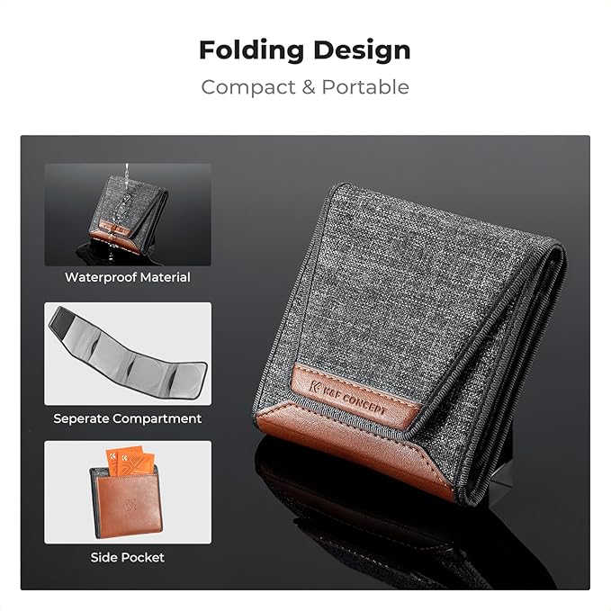 K&F Concept 55mm UV/CPL/ND Lens Filter Kit (3 Pieces)-18 Multi-Layer Coatings, UV Filter + Polarizer Filter + Neutral Density Filter (ND4) + Cleaning Cloth+ Filter Pouch for Camera Lens (K-Series)