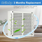2 Pack 313 Replacement Filter Compatible with AprilAire Whole House Air Purifiers Model 1310 2310 3310 4300,Size:20x20x4(19.5" x 19.5" x 3.77") MERV 13 Pleated HVAC AC Furnace Filter